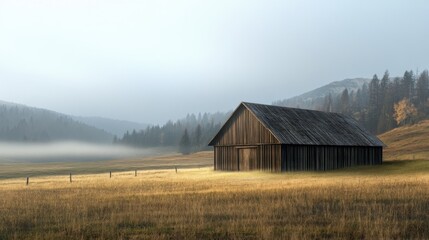 Obraz premium Rustic minimalism combines tradition with simplicity.