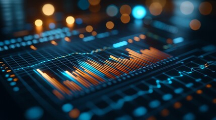 Data Visualization Financial Business Technology Report Chart Graph