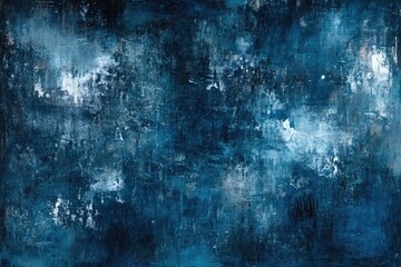 Obraz premium Grunge Texture Background in Deep Blue with White Accents
