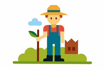 construction worker holding a house