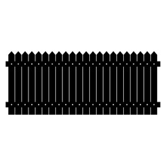 Gate or fence icon design isolated on white background. Vector illustration