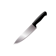 knife isolated on white background vector 