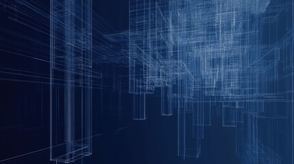 Obraz premium A blueprint with transparent overlays showcasing different structural layers.