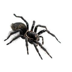 Fototapeta premium Black Spider Macro Photo: High-Res Stock Image