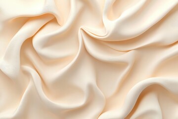 Obraz premium Elegant Cream Fabric Texture with Soft Drapery and Waves