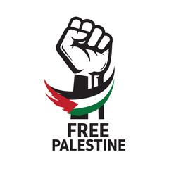 Support the Free Palestine movement with this powerful raised fist design. Ideal for activism, human rights campaigns, and political art. Get it today!