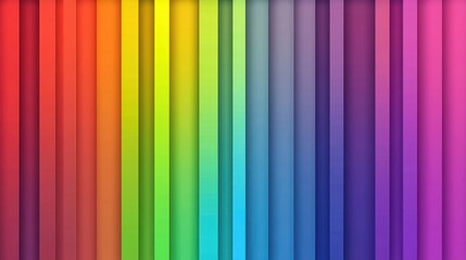 Obraz premium Vibrant Rainbow Spectrum: Dynamic Vertical Bands with Subtle Shadow Play