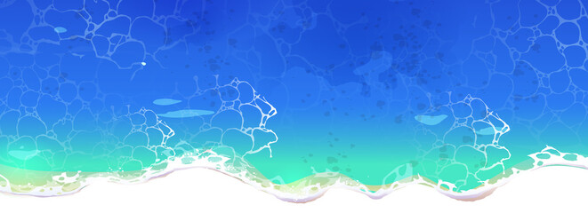 Obraz premium Beach Top View