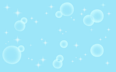 水色のキラキラ背景　光　青　ブルー