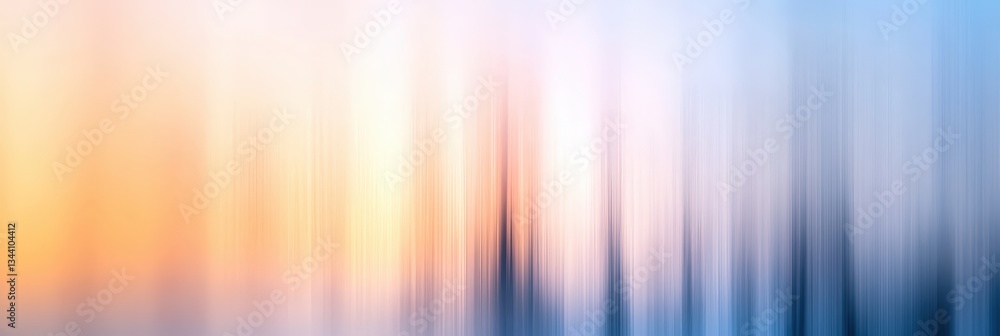Poster an abstract depiction of soft colors blending together, creating a serene and calming visual effect 