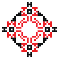 Traditional national ethnic embroidery pattern. vector image