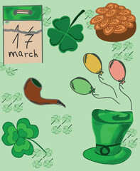 Patrick's Day Theme Pattern