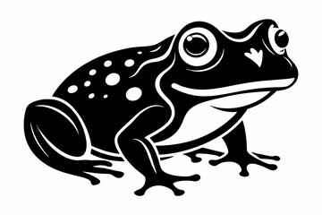 toad line art silhouette vector illustration