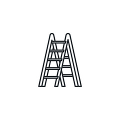Ladder icon symbol vector illustration isolated on white background