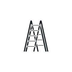 Ladder icon symbol vector illustration isolated on white background