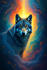 "Vibrant Swirling Abstract Background with Mesmerizing Color Blends"

