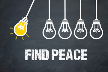 Fototapeta premium Find Peace 