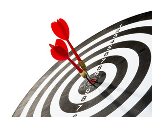 two arrows on target design element