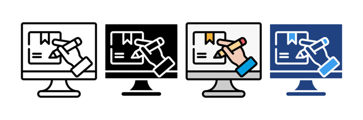 Product Design  Icon Set Multiple Style Collection