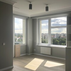 Obraz premium Almost Finished Remodeling of a Modern Apartment Interior