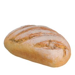 3D rendering illustration of a homemade rustic sourdough bread