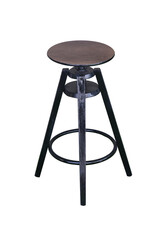 wooden chair isolated on white background. This has clipping path.