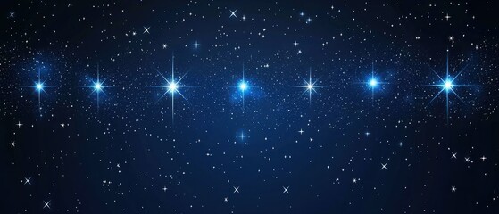 Fototapeta premium Celestial Night: A Symphony of Stars