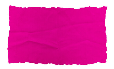 A piece of red satin fabric on a white background. Isolate a crumpled piece of fabric