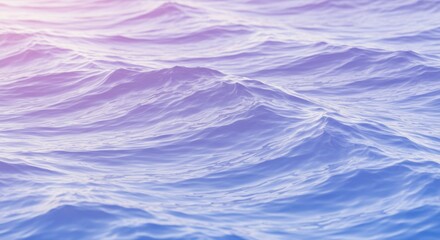 Obraz premium Serene Lavender Ocean Waves Tranquil Water Texture Background