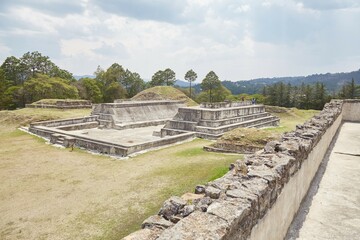 The obscure Mayan ruins of Zaculeu outside of Huehuetenango, Guatemala