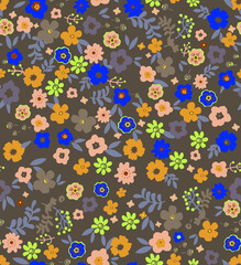 lowers watercolor illustration.