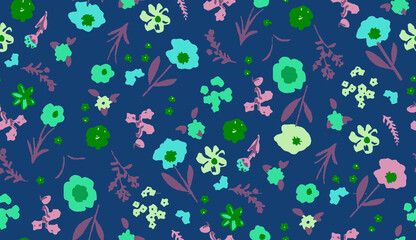 lowers watercolor illustration.