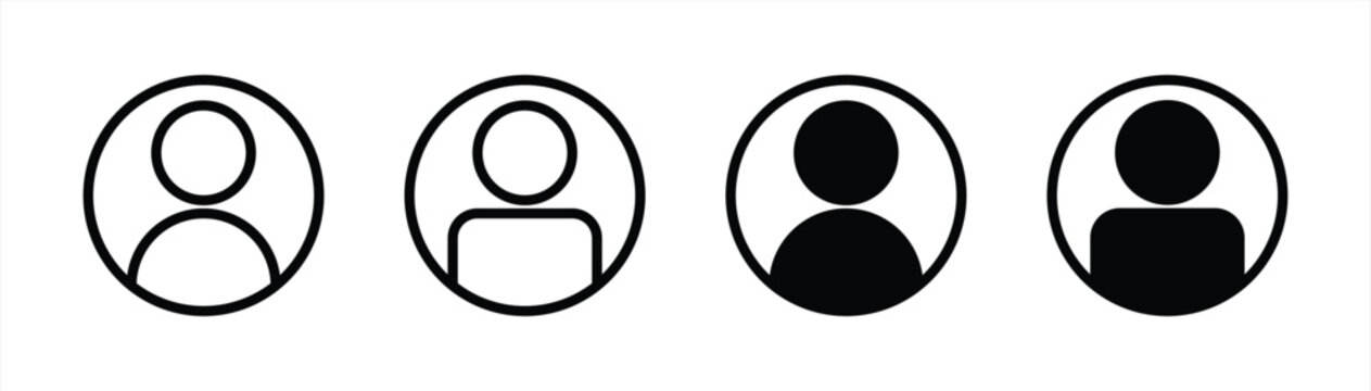 profil icon. user and ui icon vector illustration