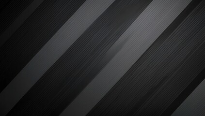 Obraz premium Abstract diagonal stripes of dark gray and black shades.