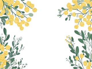 Floral border design