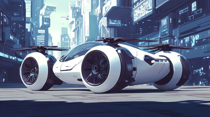 Flying cars, wallpaper,  the future of automotive technology