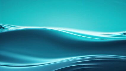 Gentle waves in turquoise reflecting a serene ocean atmosphere.