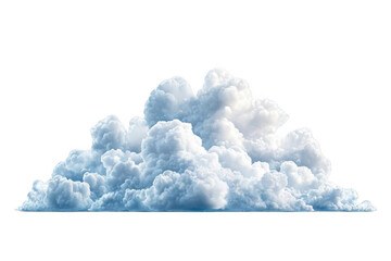 Fluffy White Cloud on Black for Background and Peaceful Concept Idea