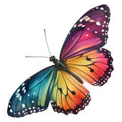 butterfly on white background