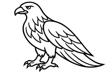 Eagle One-Line Sketch