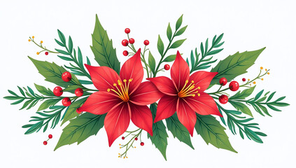 winter flowers festive holiday arrangements evergreen foliage seasonal