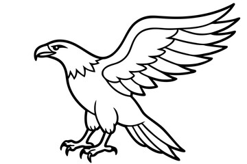 Eagle One-Line Sketch