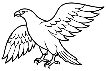 Eagle One-Line Sketch