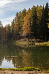 Lago della Ninfa, monte Cimone, provincia di Modena, Emilia Romagna