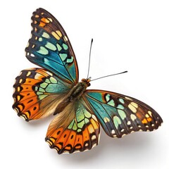 butterfly on white background