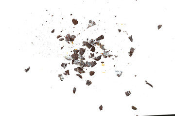 Abstract rock and dust particle