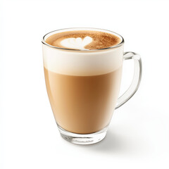 cup of latte with milk