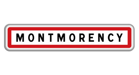 Panneau de Montmorency, Val-d'Oise, Île-de-France