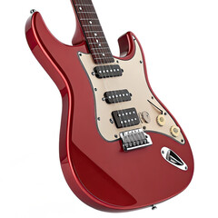 red electric guitar