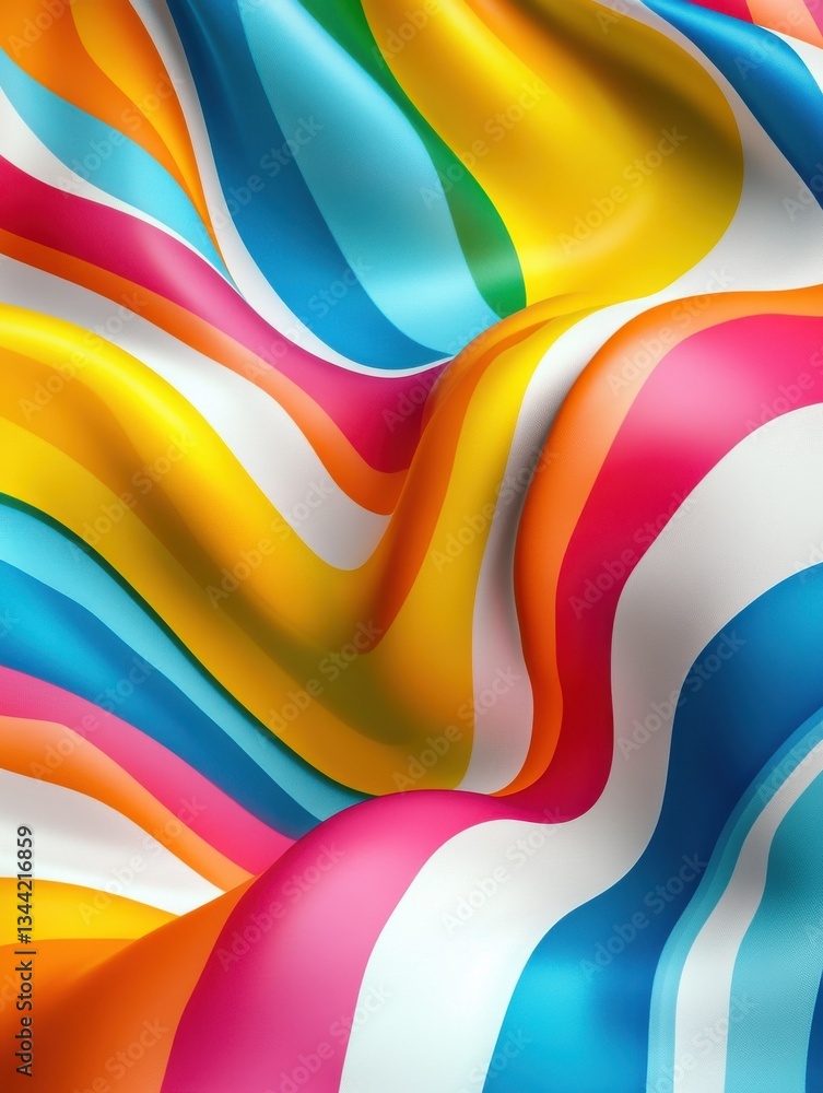 Poster stripe pattern, abstract pattern, sweet color seamless pattern design, for packing paper, fabric pri